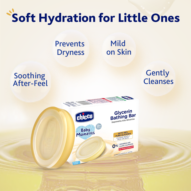 Baby Moments Glycerin Bathing Bar 75G (Pack Of 3) image number 5